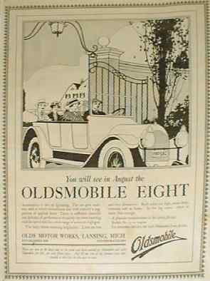 1916 Oldsmobile Auto Advertising